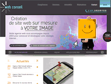 Tablet Screenshot of agence-web-conseil.com